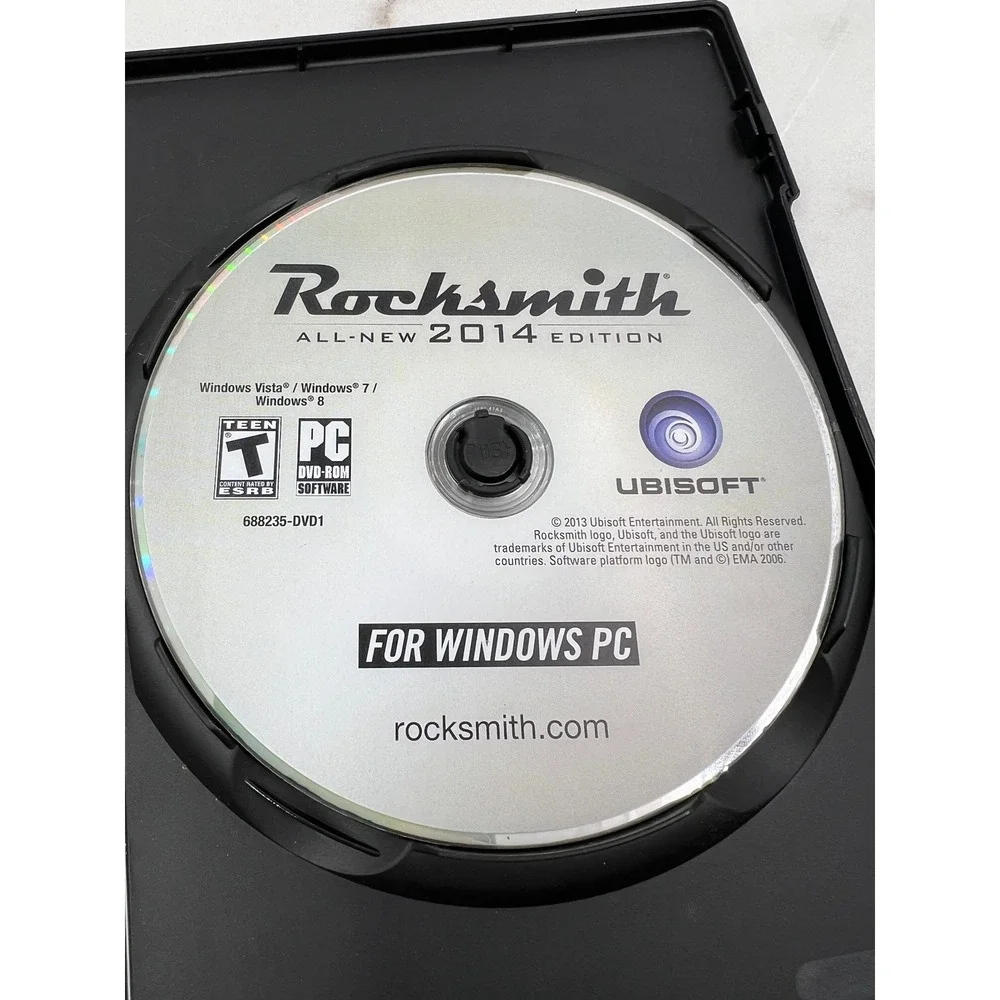 Rocksmith All New 2014 Edition PC DVD Mac Game Learn Guitar NO CORD